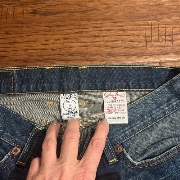 Woman's mid waist casual Lucky Brand Straight Leg Jeans 29X30 - Picture 3 of 3